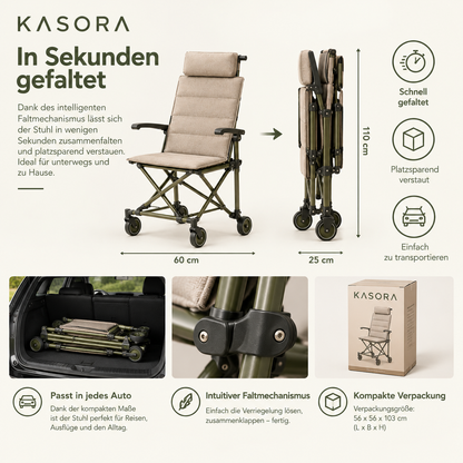Faltbarer, bequemer Stuhl
